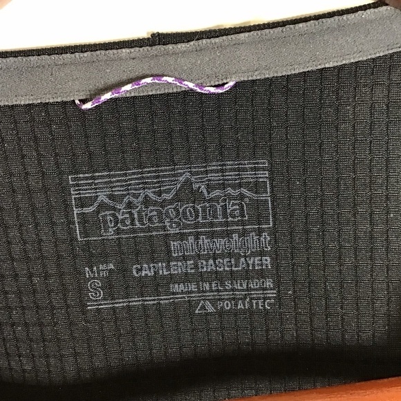 Patagonia Capilene Midweight Crew in Black Size Small. - Picture 4 of 8